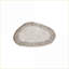 Table basse moderne ovale argentée avec cadre en aluminium coulé - Centre de table de salon contemporain-681614410