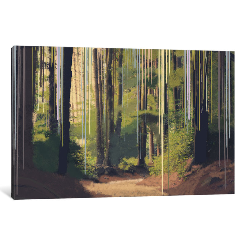 «Devenez un avec la nature» par 5by5collective, impression sur toile, H 8 po x l 12 po x P 0,75 po