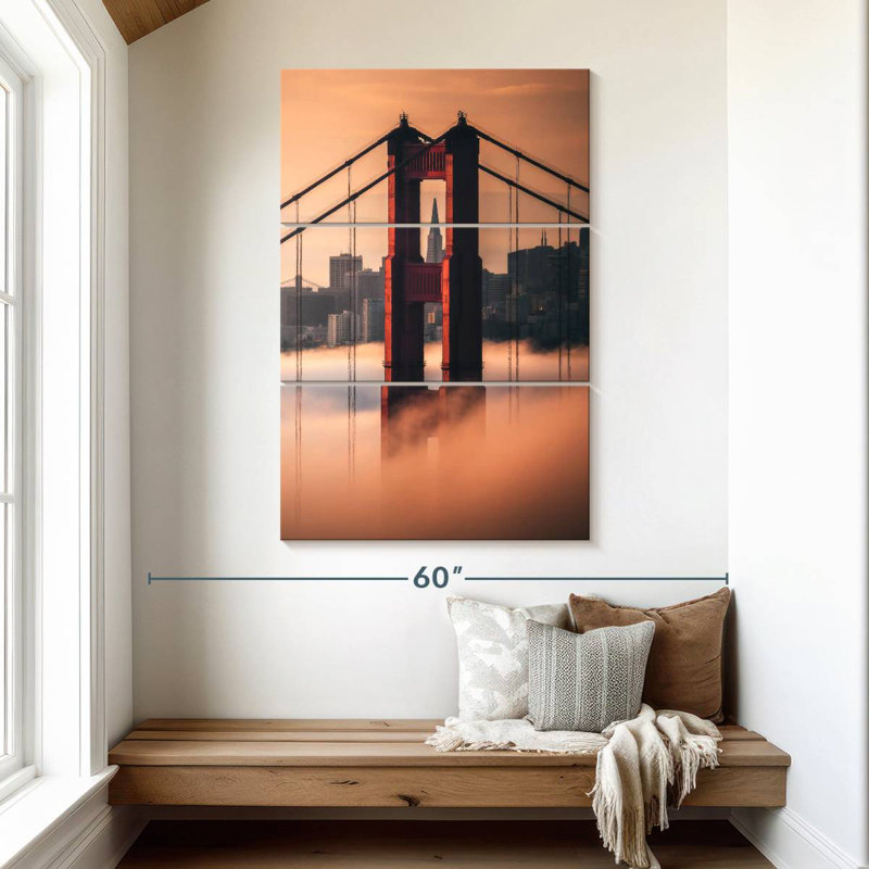 Lilie Golden Gate Tower, horizon, H 50 po x l 32 po