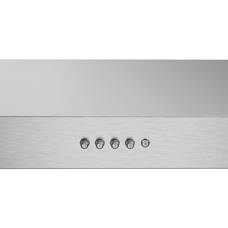 Streamline 36 In. T-8731-1-DL Ostiglia Ductless Undermount 165 CFM Range Hood In Brushed Stainless Steel With Mesh Filters, Push Button Control, LED Lights