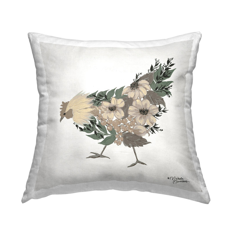Housse et insert de coussin décoratif en polyester par Michele Norman