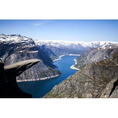 Trolltunga by LukaTDB - Wrapped Canvas Print