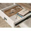 Bureau d'écriture rectangulaire Aj 60 W