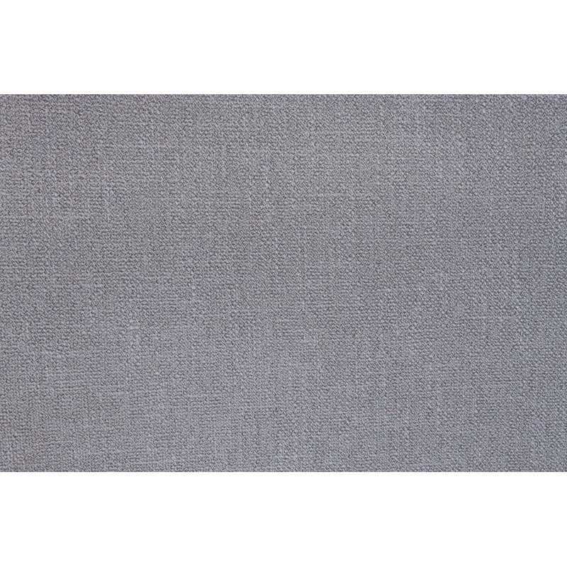 Ensemble de 2 chaises d'appoint en lin gris clair et finition chêne gris