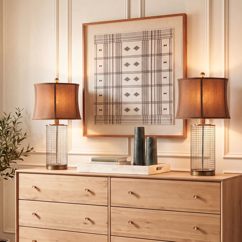 Cage 26.5" lampe de table Leah