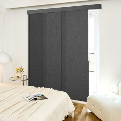 4-panel Adjustable Panel Track Blinds Blackout＆Light Filtering Vertical Blinds