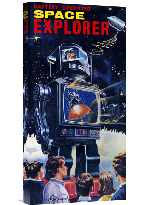 " Space Explorer Robot " Print