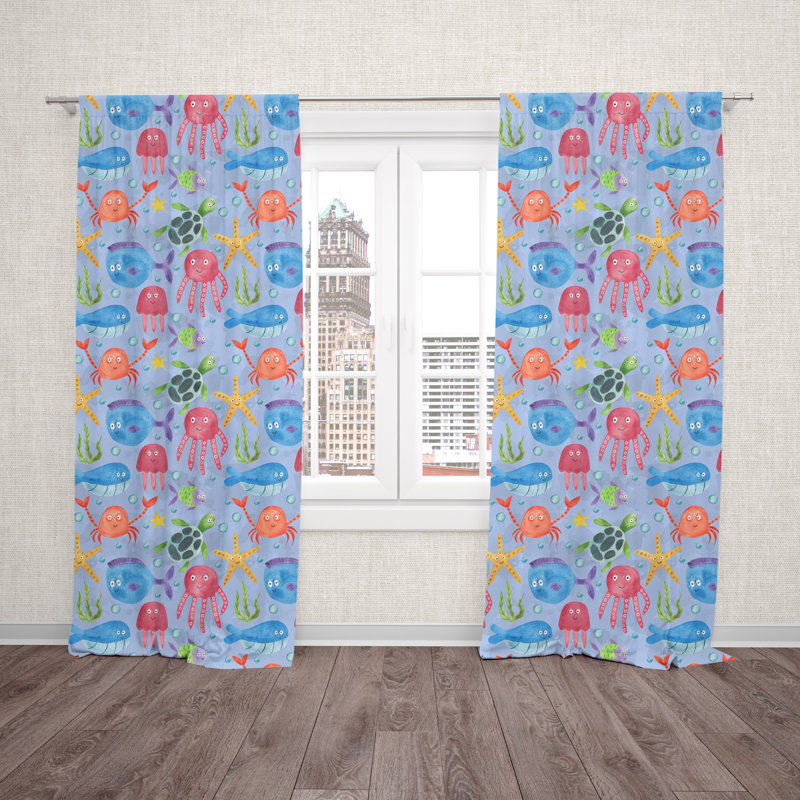 Kat Room Darkening Curtain, 40" W x 61" L