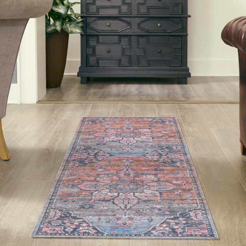Gwin Chenille Oriental Indoor Rug, Runner 2' x 8'