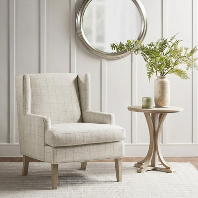 Méridienne simple avec dossier ailé et chaise longue de salon confortable