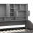 Twin Size Upholstered Daybed Featuring LED Armrest Lights, Built-In Storage Shelves & Cabinets-792461794