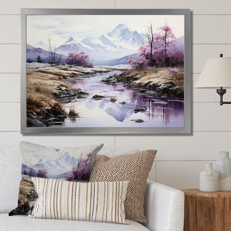 «Alaska Arctic Reflections», reproduction sur toile, H 12 po x l 20 po x P 1 po, Cadre photo argenté