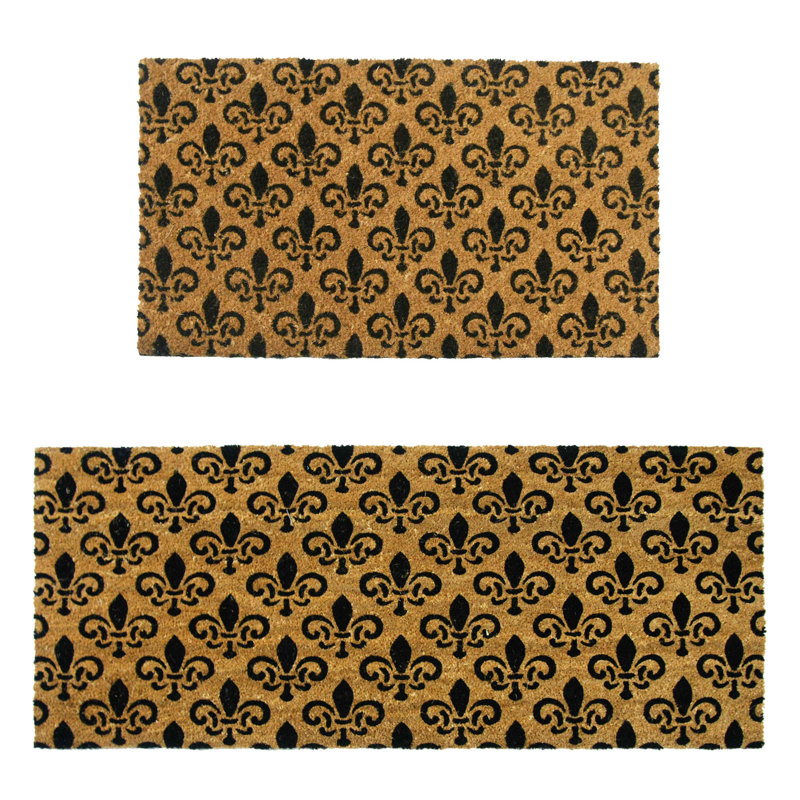 Heilman Non-Slip Geometric Outdoor Doormat