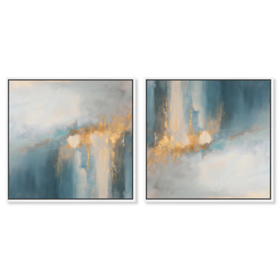 Glimpse of Heaven II Set Canvas Minimal Abstract by Art Remedy