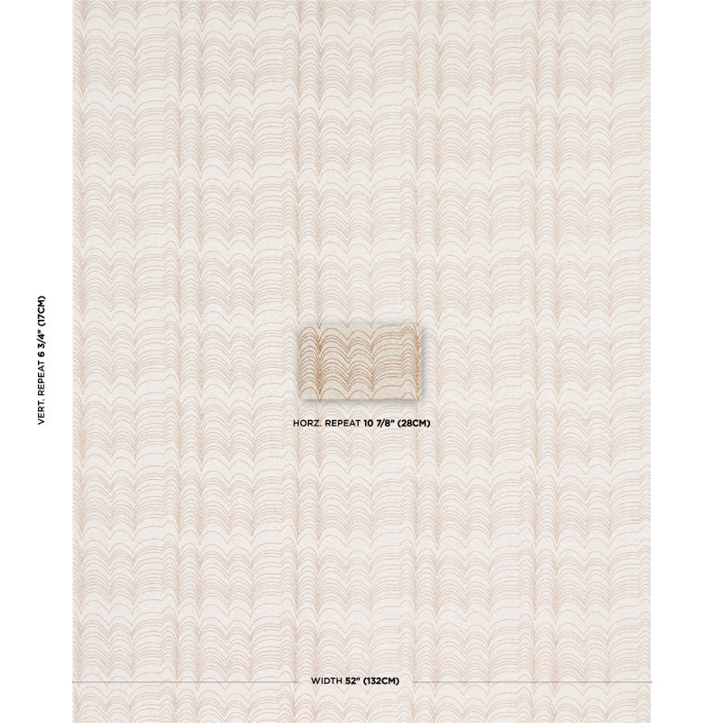 Schumacher X Studio Bon Richter Fabric, Neutral