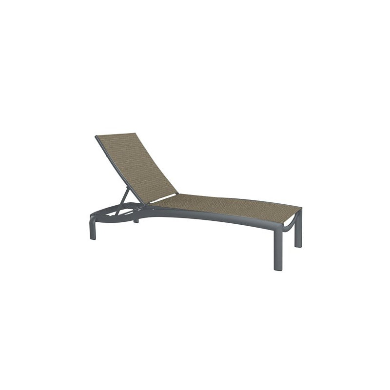Chaise longue simple 78,5 po Kor, Cape Cove, Graphite