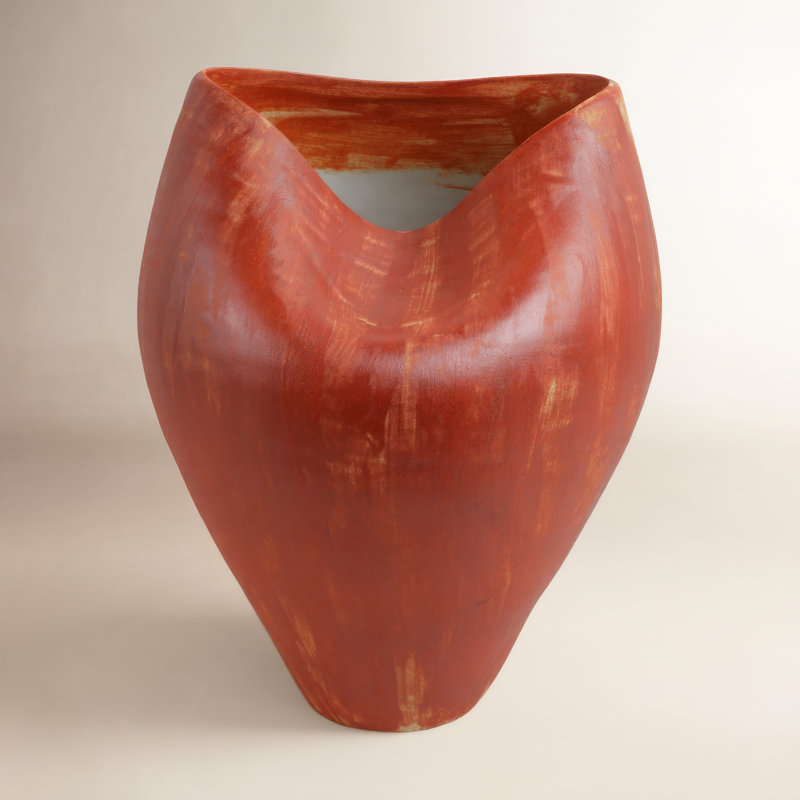 Vase en porcelaine Dakota Fields Kalab, H 18 po x l 12 po x P 12 po