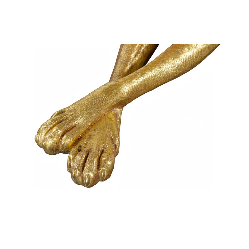 Sculpture du grand danois, Doré, Droite