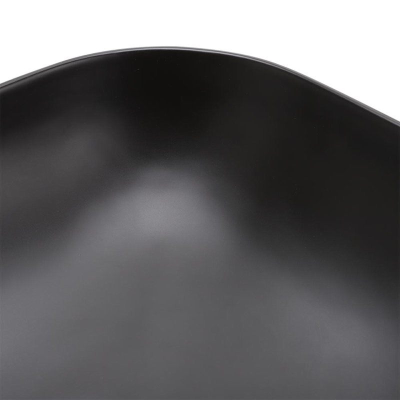 Latitude Run Kaluza 49.5mm L x 39mm W Black Ceramic Rectangular Sink