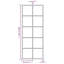 Mikayia Rectangular Metal Wall Mirror-269485670