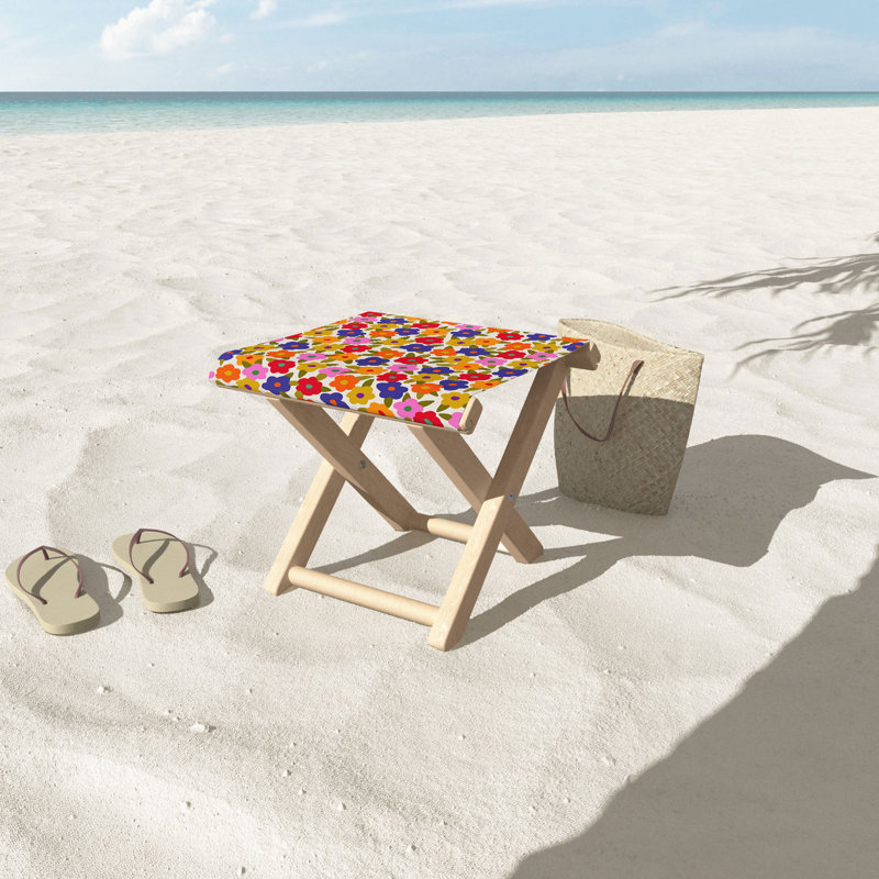 Tabouret de camping pliant