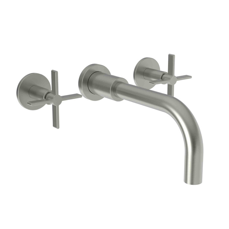 Wall Mount Lavatory Faucet, Satin Nickel (PVD)