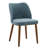 Mid-Century Upholstered Dining Chairs with Solid Wood Legs, Curved Back-1692723147