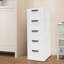 Armoire de rangement en plastique à 5 tiroirs de 11,81 po x 15,75 po x 33,07 po-1123424508