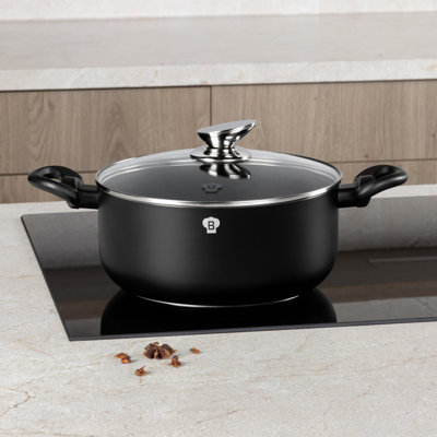 Blaumann 4.43L Pressed Aluminium Casserole Pan With Lid