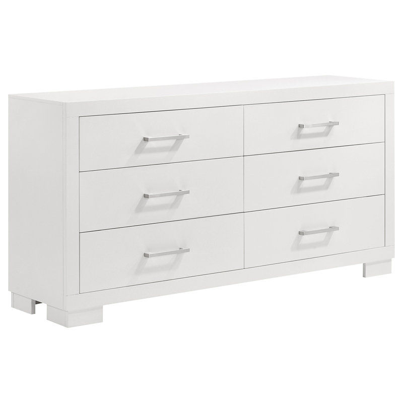 Commode 6 tiroirs Polk Snow White