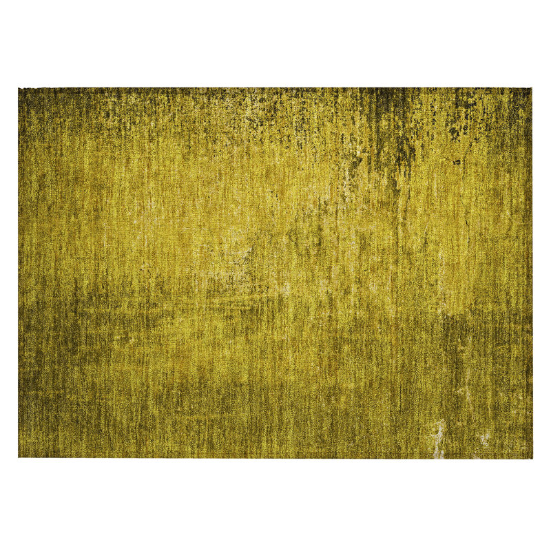 Tapis extérieur lavable antidérapant doré 2 pi x 3 pi