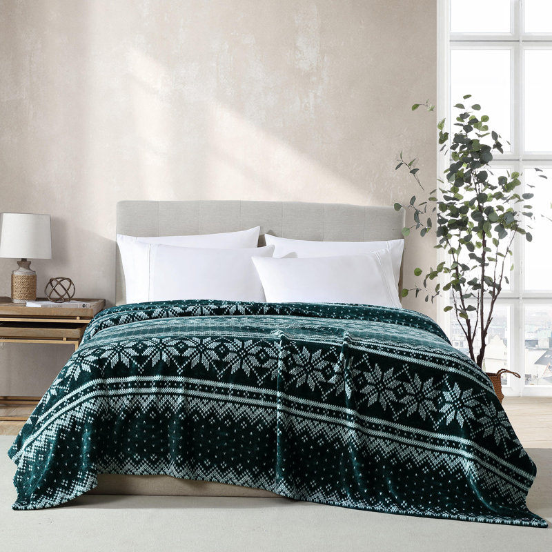 Couverture ultra douce et moelleuse Nautica, Lit simple