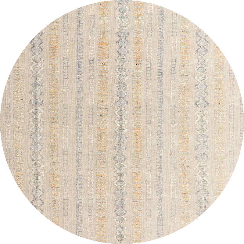 Abstract Indoor Rug, Round 5'