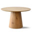 Ensemble de salle à manger rond à ovale de 46 à 83 po avec fauteuils demi-tonneau rembourrés-1369752080
