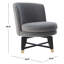 Velvet Swivel Barrel Chair