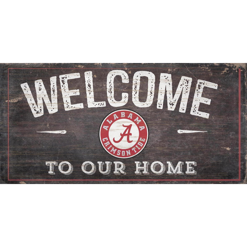 Décoration murale ncaa welcome, Crimson Tide d'Alabama