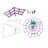 4 ft. Outdoor Animated Spider Web - Purple Web
