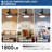 42" Walnut Modern Ceiling Fan with Light and Remote-1243717382