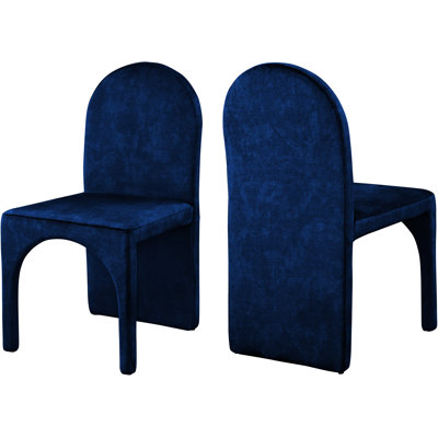 Carpathia 18.5'' H Velvet Upholstered Side Chair