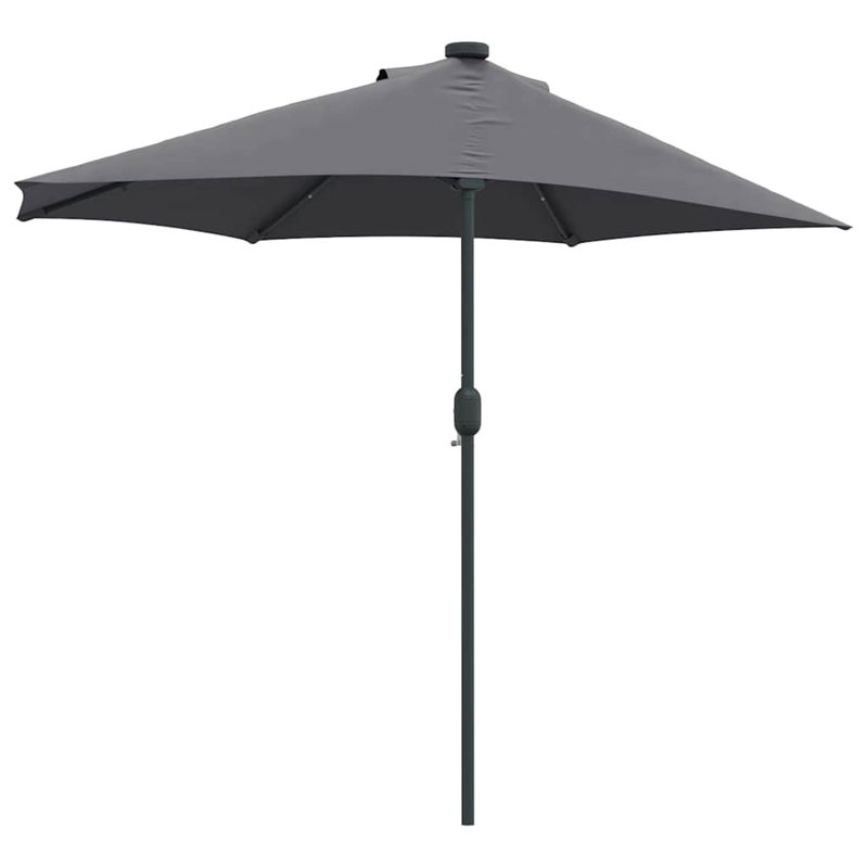 Market Parasol, 223cm H x 150cm W x 150cm D, Anthracite