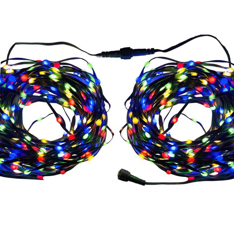  Platinum LED Micro Multicolored 200 ct String Christmas Lights 33 ft.