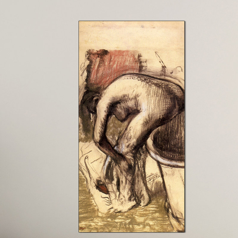 Edgar Degas - Single Picture Frame Print on Wood