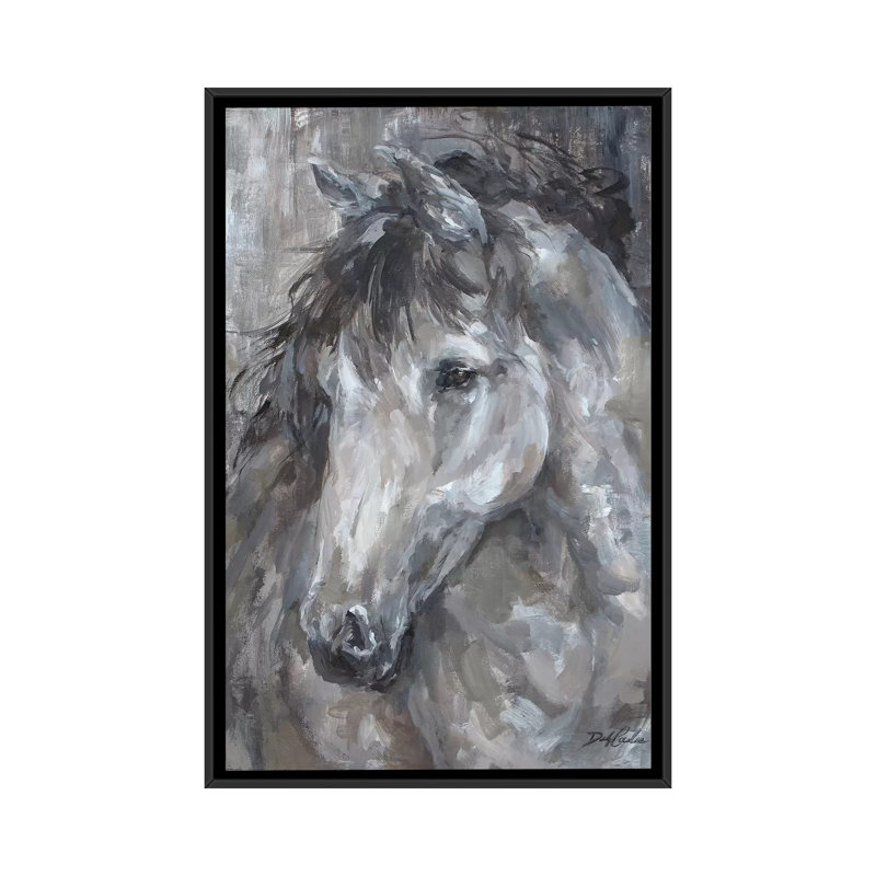 " Grace " by Debi Coules, 26" H x 18" W x 1.5" D, Black Framed Canvas, No Mat