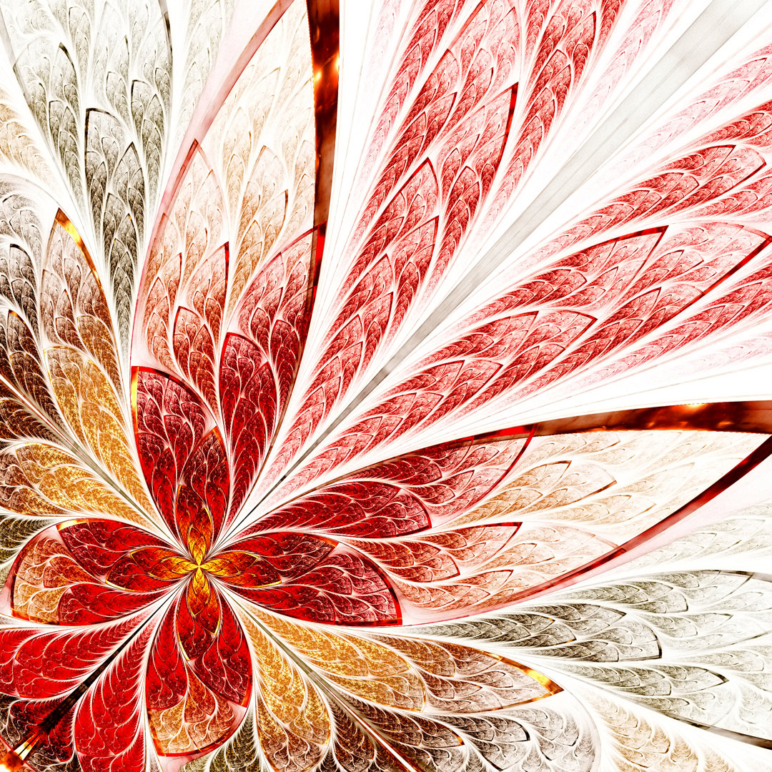 Beautiful Fractal Flower von Velirina - Kunstdrucke auf Leinwand