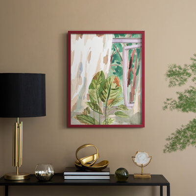 A Spring Window II, reproduction encadrée - bois massif