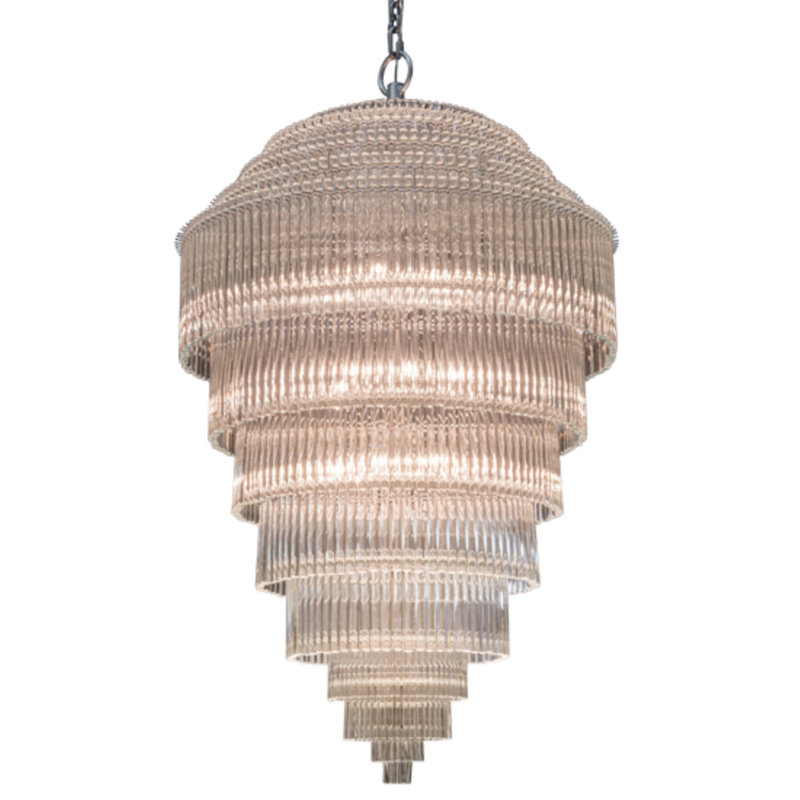 Lustre empire à niveaux 18 lumières Nashyah