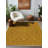 Medina Collection Digital Print Cotton-Polyester Yellow Oriental Rug-1248473866