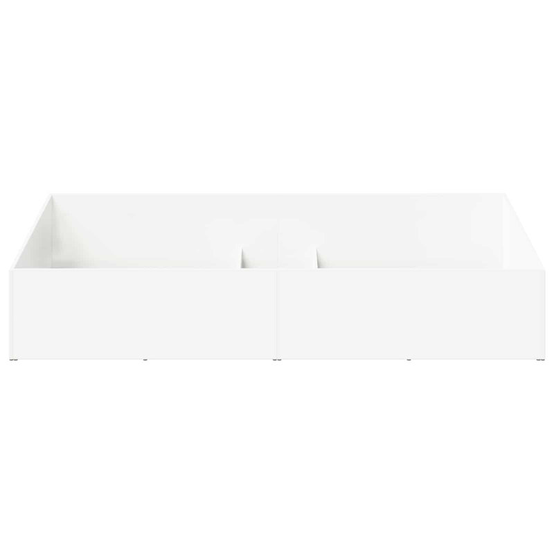 vidaXL Adjustable Bed & Surround Engineered wood and steel Bed Frame Surround, UK Single - DE 90 x 190 cm, Black Oak