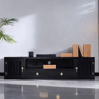 New Chinese-style design solid wood TV cabinet