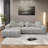 L-Shaped Compressed Sofa Chaise Lounge-453399224-453399226